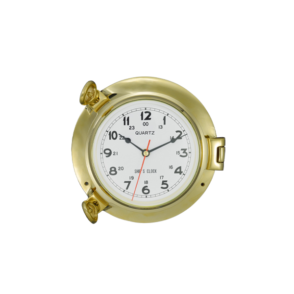 Marine Town Clock - Porthole Brass (231010 231014)